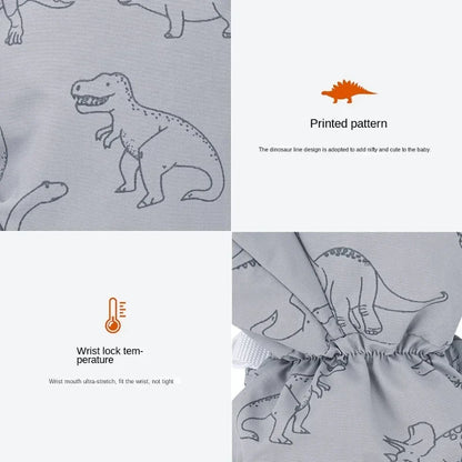 Kids Winter Ski Gloves — Cartoon Windproof, Non-Slip, Insulated Mittens for Boys & Girls | BabyWorld