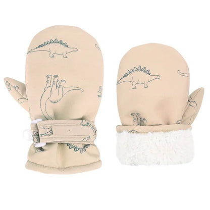 Kids Winter Ski Gloves — Cartoon Windproof, Non-Slip, Insulated Mittens for Boys & Girls | BabyWorld