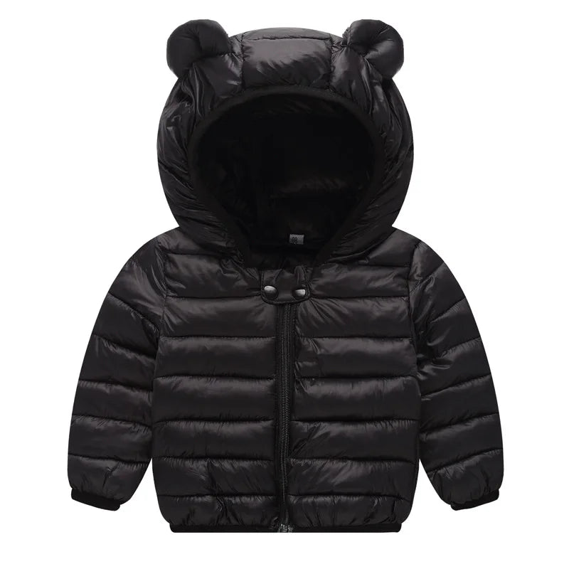 Kids Thick Warm Winter Coat — Fleece Hooded Jacket 2-6Y | BabyWorld
