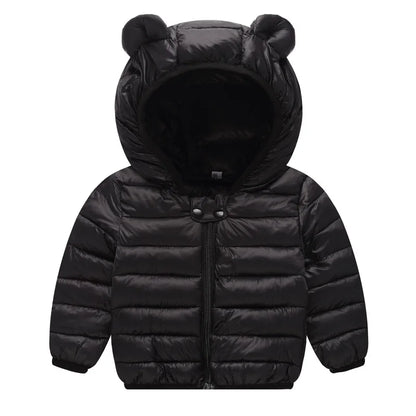 Kids Thick Warm Winter Coat — Fleece Hooded Jacket 2-6Y | BabyWorld