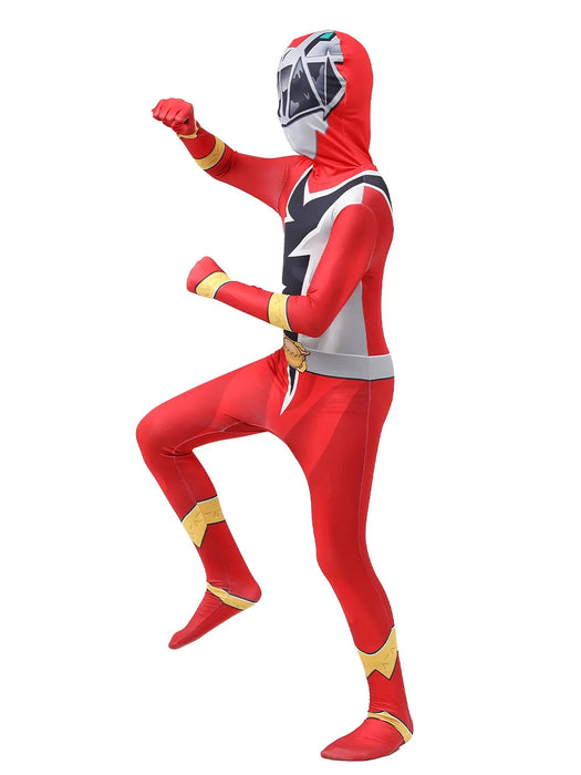 Anime Fancy Adult Kids Ranger Kishiryu Sentai Ryusoulger Cosplay Costume Jumpsuit Halloween Party Role Play Child Men Clothes