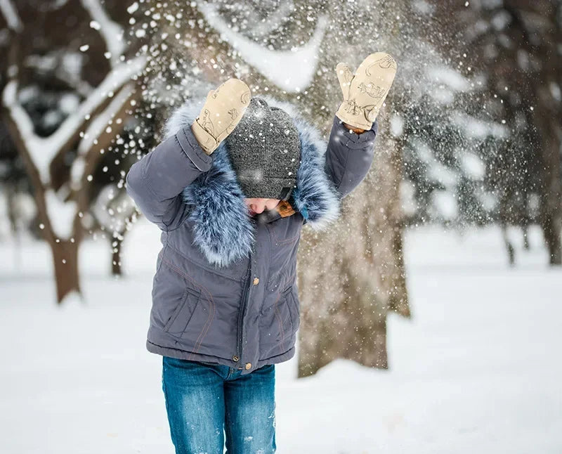 Kids Winter Ski Gloves — Cartoon Windproof, Non-Slip, Insulated Mittens for Boys & Girls | BabyWorld