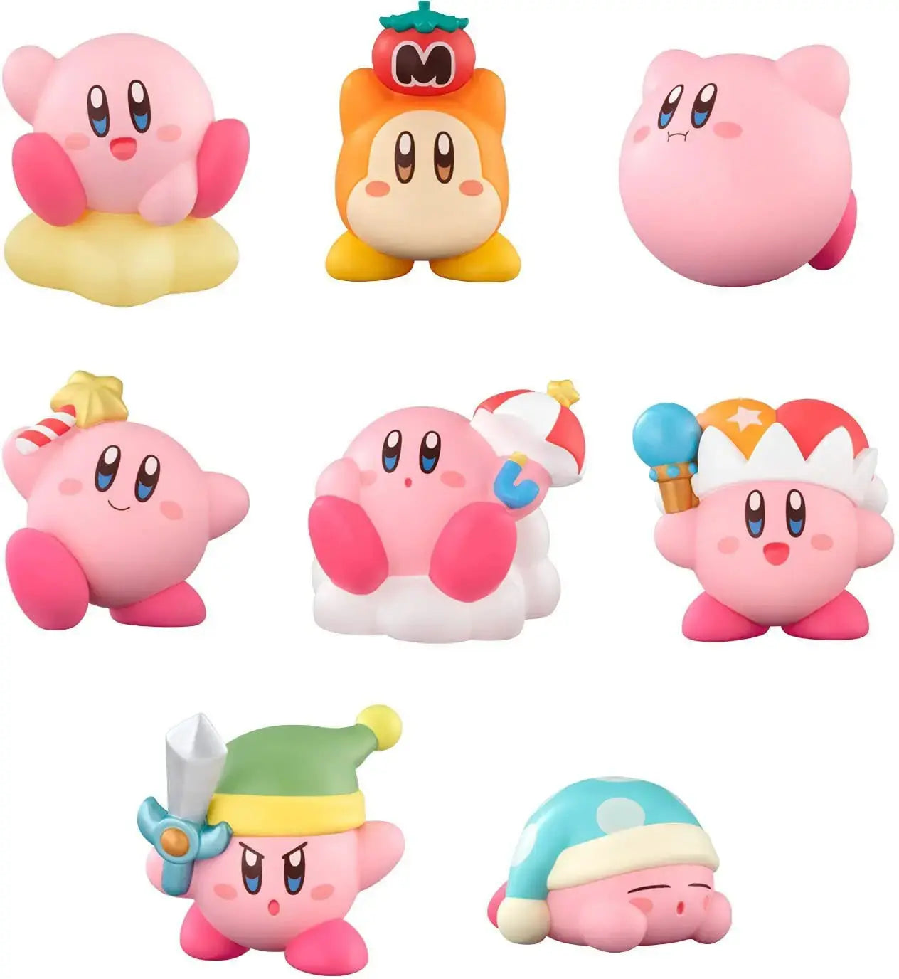 8Pcs/Set Kirby Action Figures Collection Cute Pink Pvc Material Figurines Collectibles  Best Christmas Gift for Child Girl - Baby World
