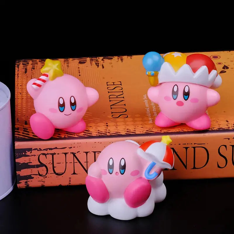 8Pcs/Set Kirby Action Figures Collection Cute Pink Pvc Material Figurines Collectibles  Best Christmas Gift for Child Girl - Baby World