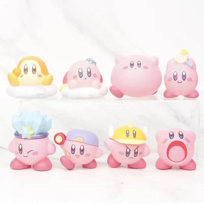 8Pcs/Set Kirby Action Figures Collection Cute Pink Pvc Material Figurines Collectibles  Best Christmas Gift for Child Girl - Baby World
