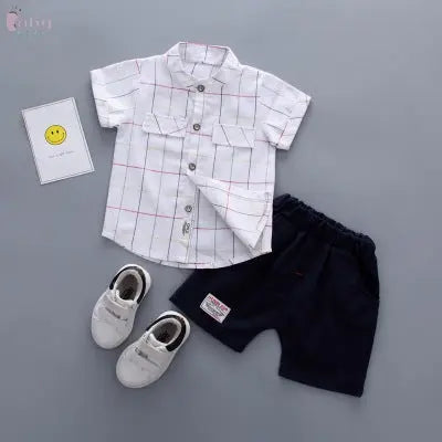Shirt short sleeve suit Baby World