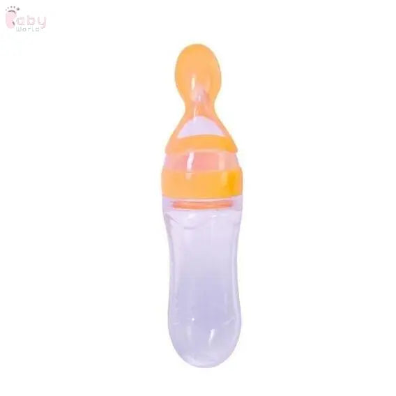 Silicone Training Rice Spoon, Infant Cereal Food Supplement, Safe Feeder Baby World