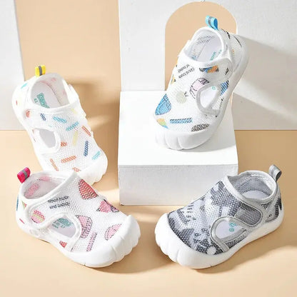 Summer Kids Sandals Air Mesh Anti-slip Lightweight Sandals - Baby World