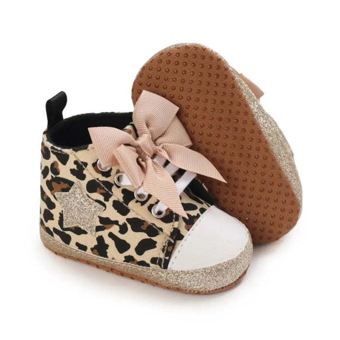 Tiger Print Newborn Baby Girl Sneakers - Baby World