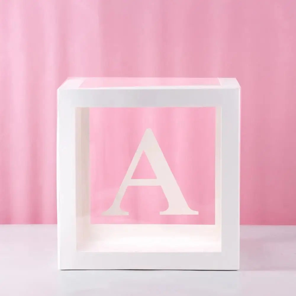 Transparent Baby Shower Balloon Box - Baby World