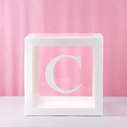 Transparent Baby Shower Balloon Box - Baby World