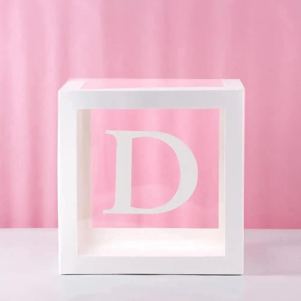 Transparent Baby Shower Balloon Box - Baby World