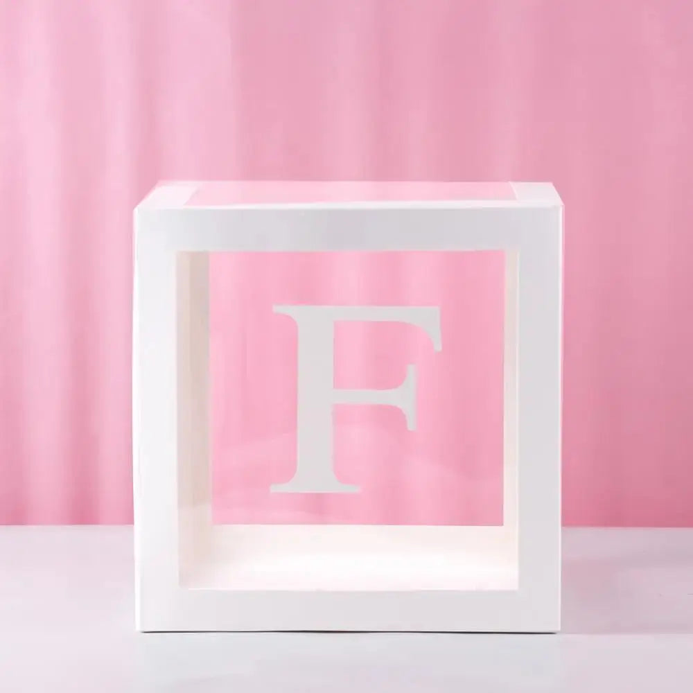 Transparent Baby Shower Balloon Box - Baby World