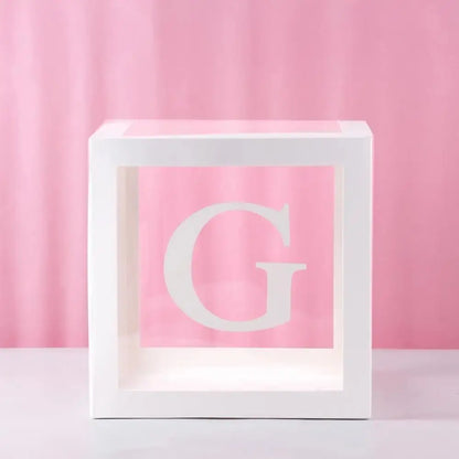 Transparent Baby Shower Balloon Box - Baby World