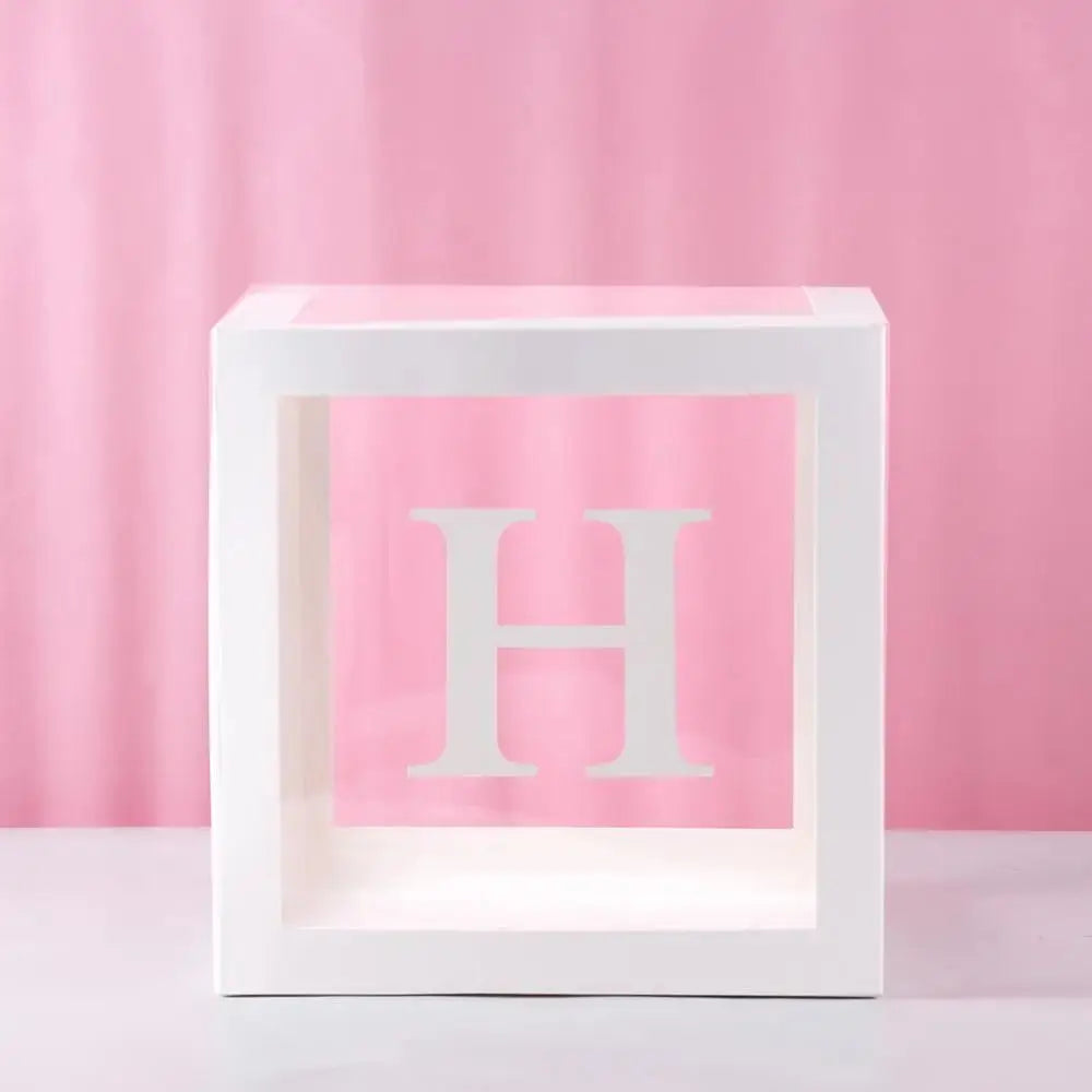 Transparent Baby Shower Balloon Box - Baby World