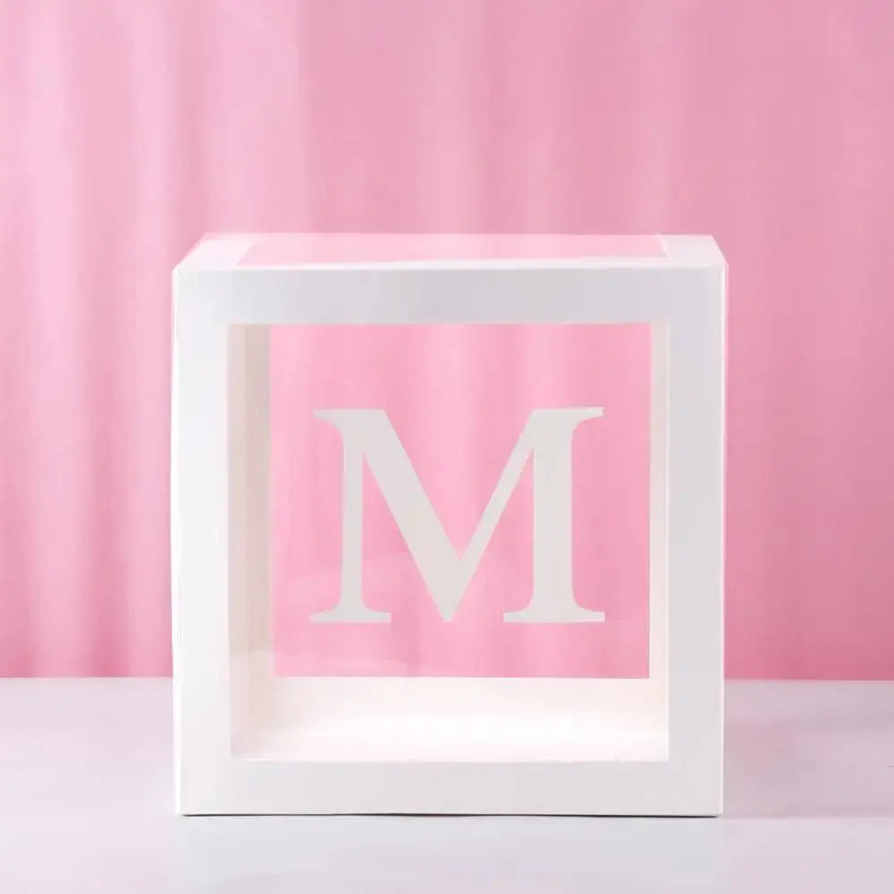 Transparent Baby Shower Balloon Box - Baby World