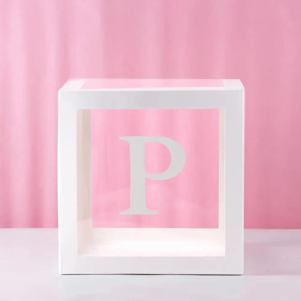 Transparent Baby Shower Balloon Box - Baby World