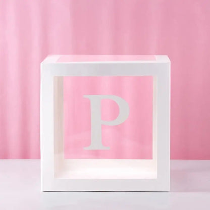 Transparent Baby Shower Balloon Box - Baby World