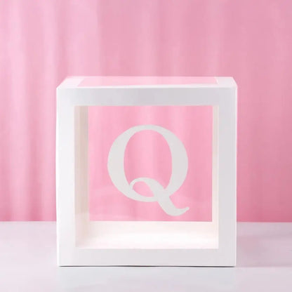 Transparent Baby Shower Balloon Box - Baby World