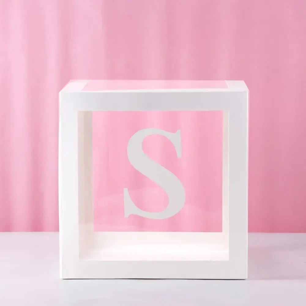 Transparent Baby Shower Balloon Box - Baby World
