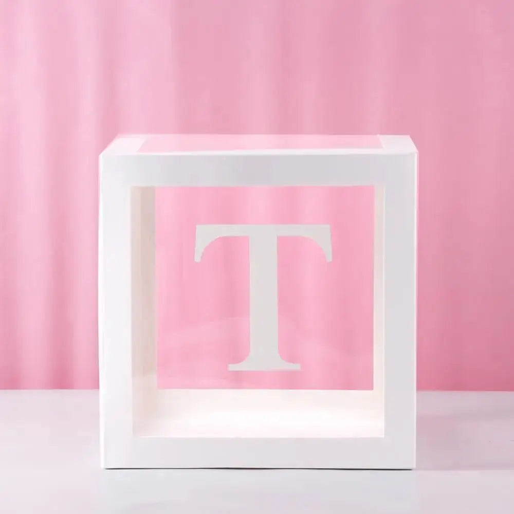Transparent Baby Shower Balloon Box - Baby World