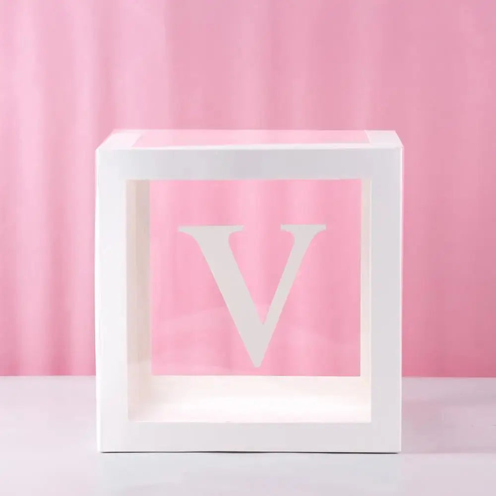 Transparent Baby Shower Balloon Box - Baby World