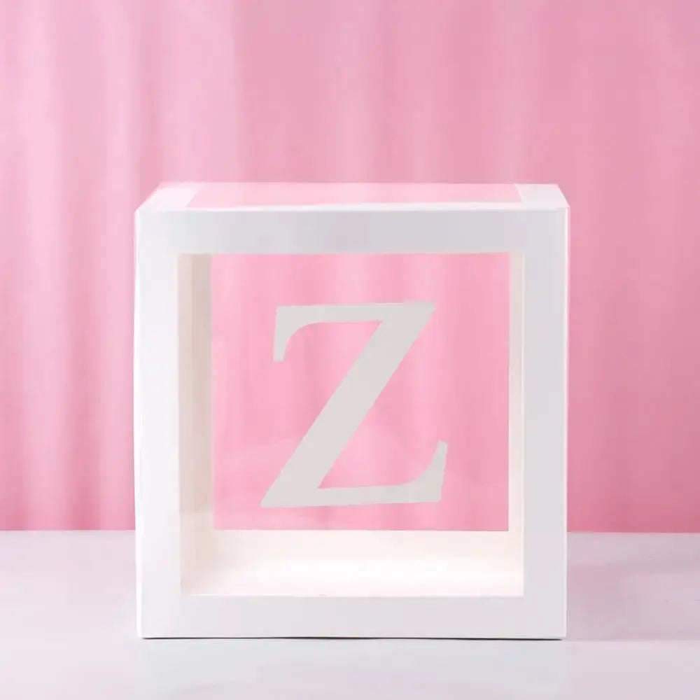 Transparent Baby Shower Balloon Box - Baby World