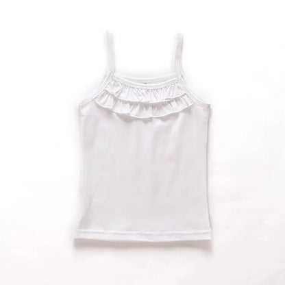 V-TREE Summer Girls T Shirt Cotton Sleeveless Garment T Shirt For Girls Tops Tees Outwear Baby Kids Clothes Designer - Baby World